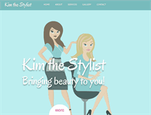 Tablet Screenshot of kimstylist.com